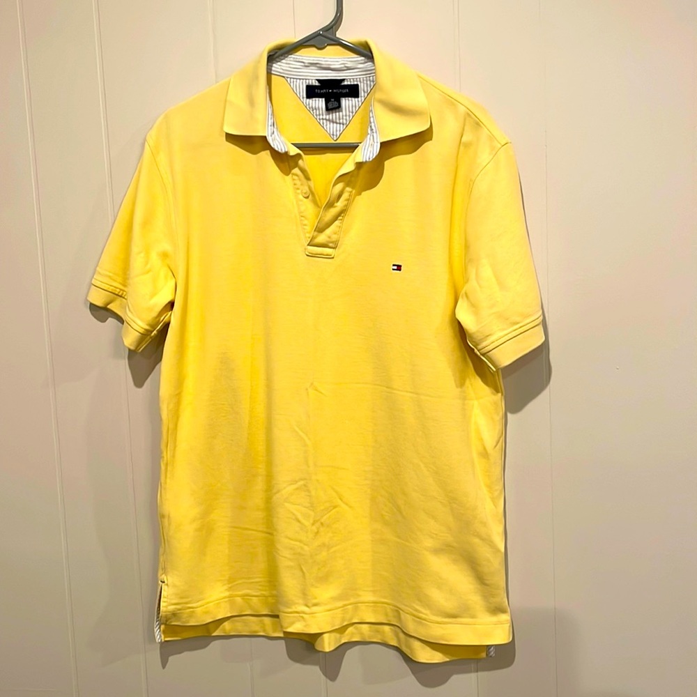 Yellow Men’s Tommy Hilfigure Polo